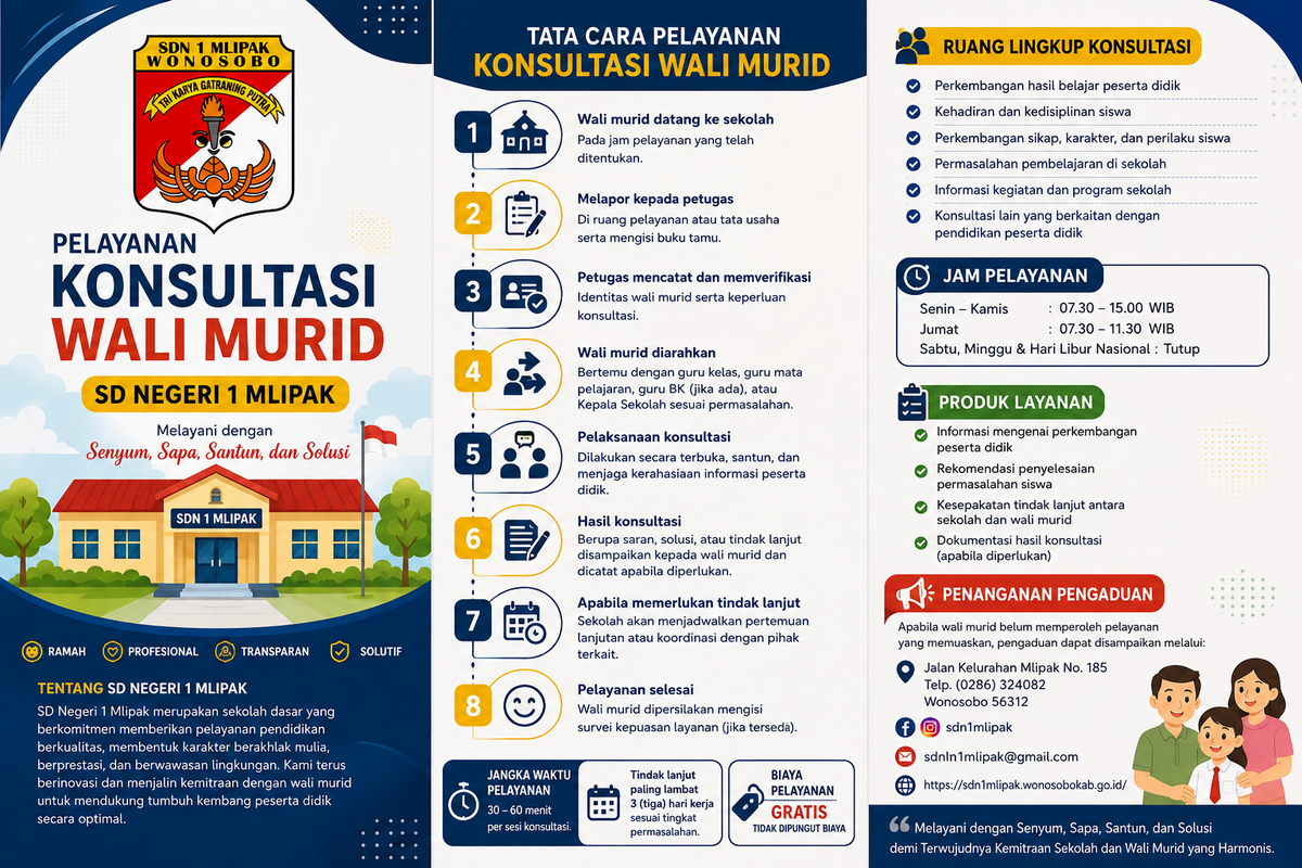 b. konsultasi wali murid
